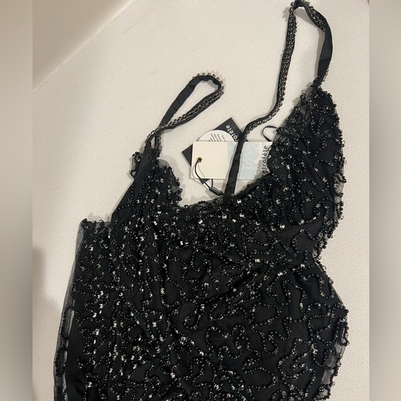 NWT Retrofete Mini Dress Black - Picture 7 of 9